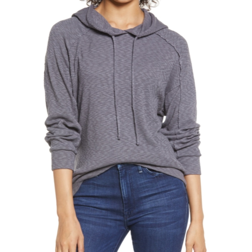 NWT Gibsonlook Raglan Hoodie in Grey